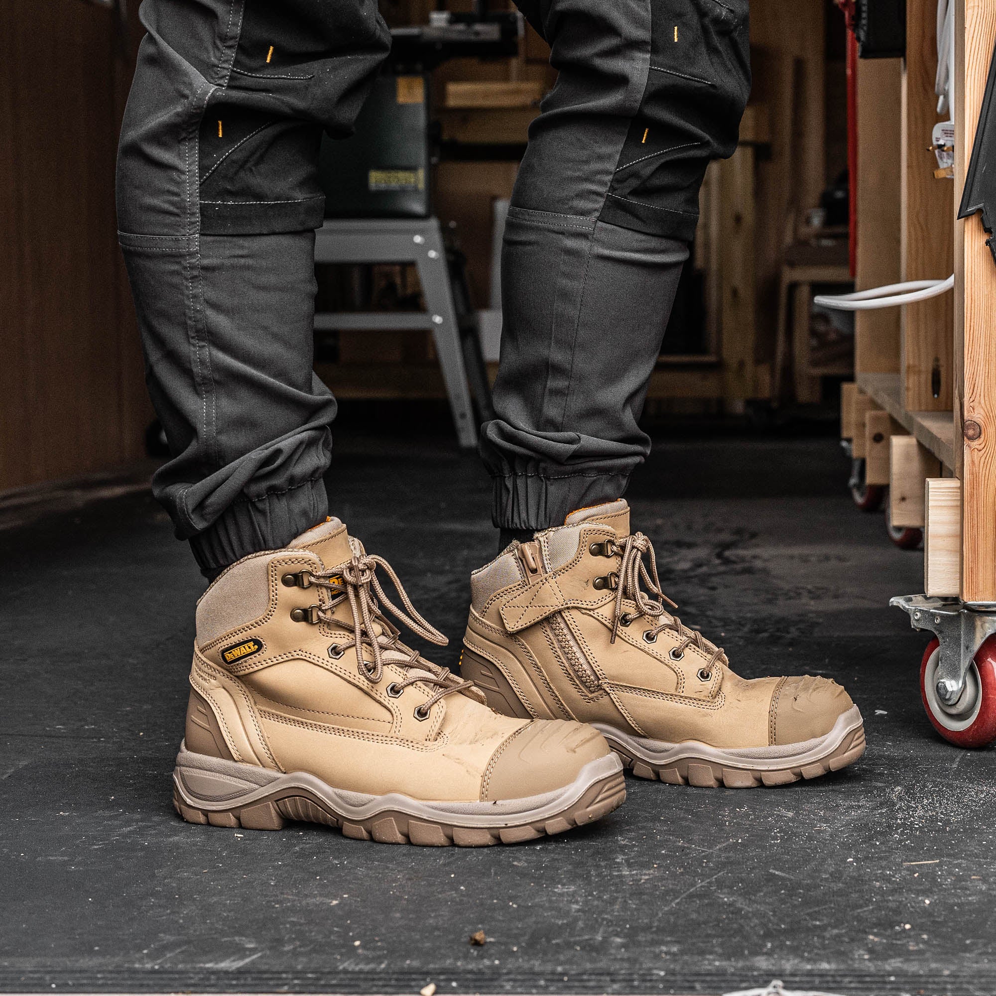 DEWALT Akron Men's Side Zip Steel Toe Safety Boot - Image 10