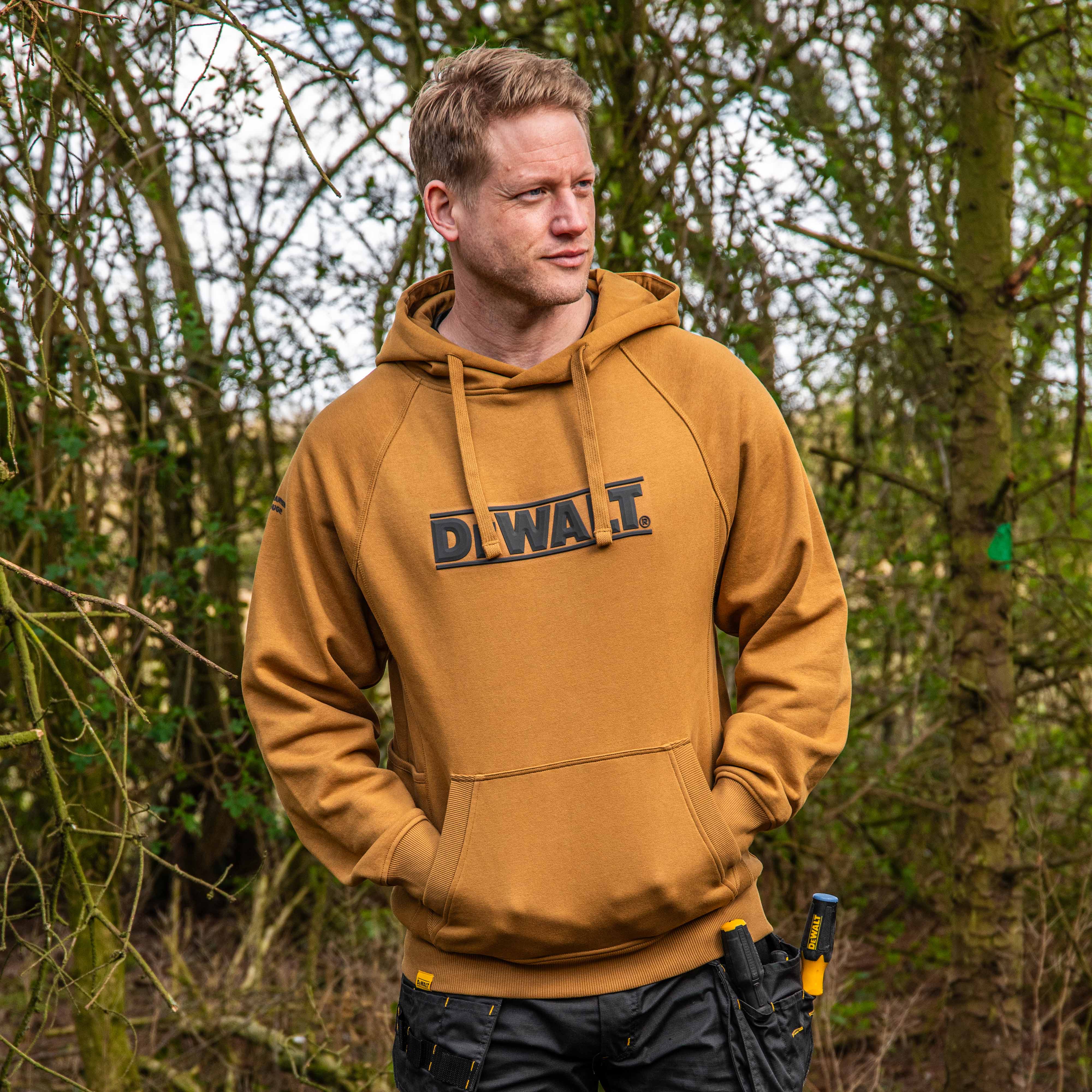 DEWALT Berlin Men's Cotton Poly, Water Resistant, Regular Fit Hoodie - Image 5