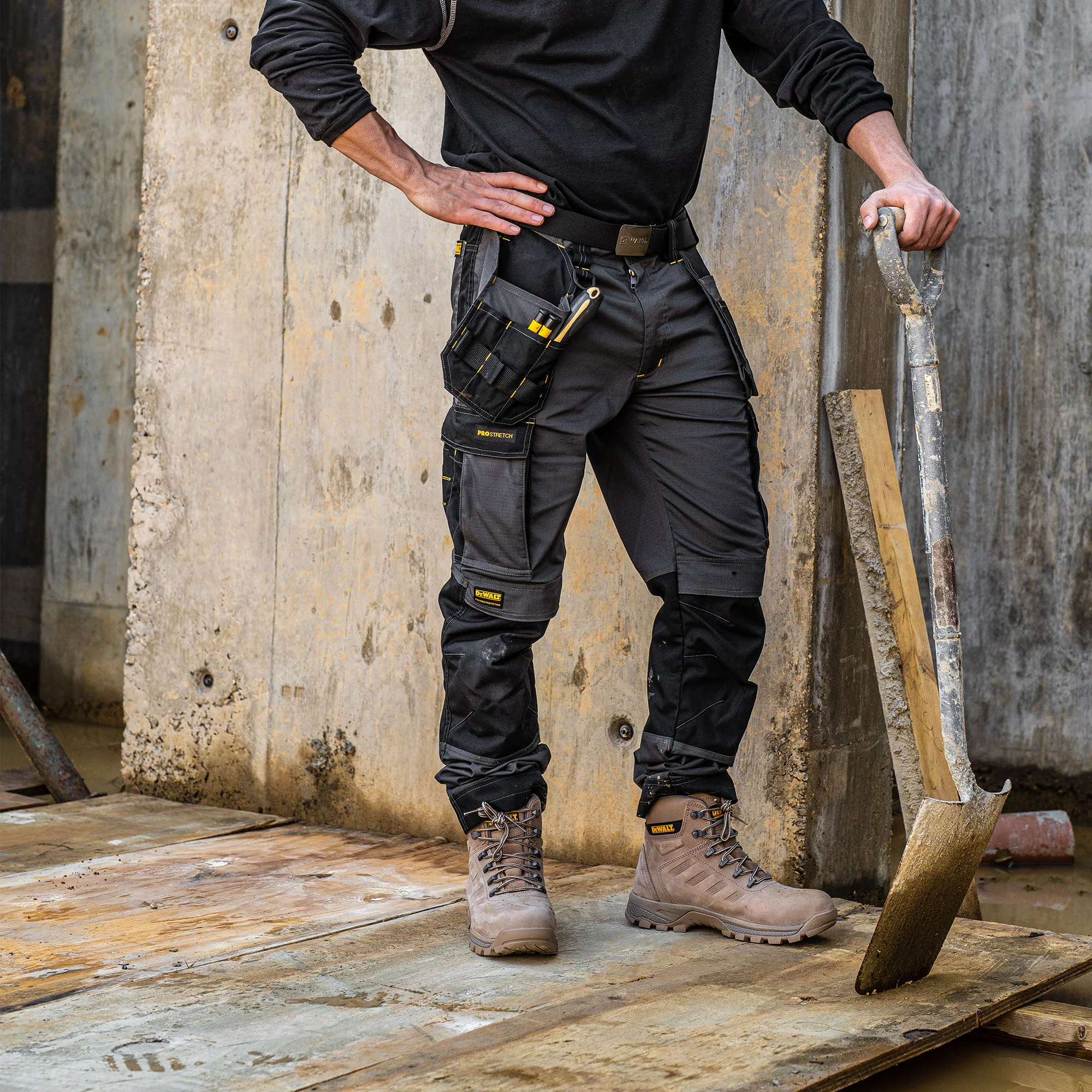 DEWALT Fairhaven Men's Pro-Stretch, Slim Fit, Holster Pocket, Work Trousers - Image 6