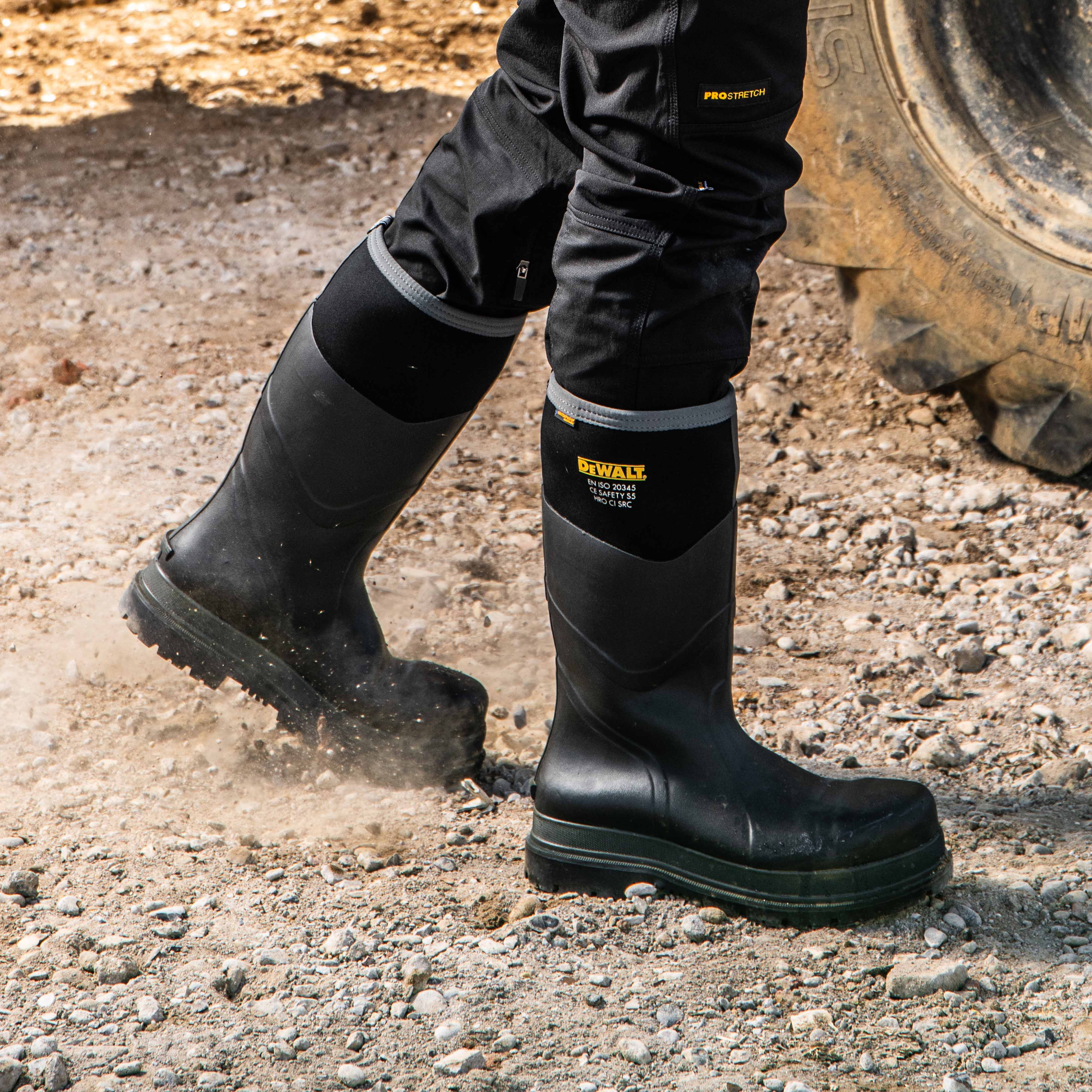 DEWALT Hobart Men's Neoprene, Waterproof, Thermal, Wellington Safety Boot - Image 6