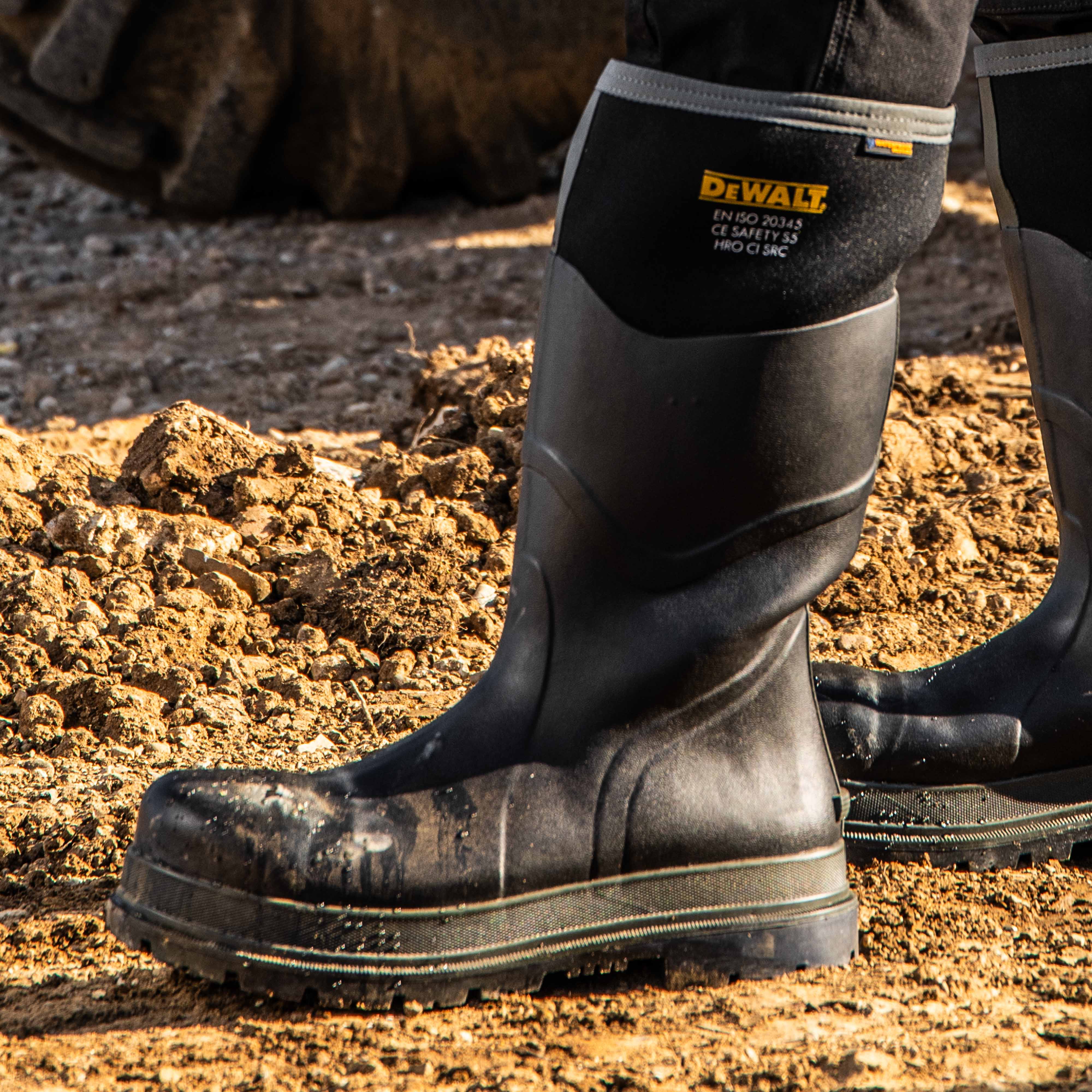 DEWALT Hobart Men's Neoprene, Waterproof, Thermal, Wellington Safety Boot - Image 7