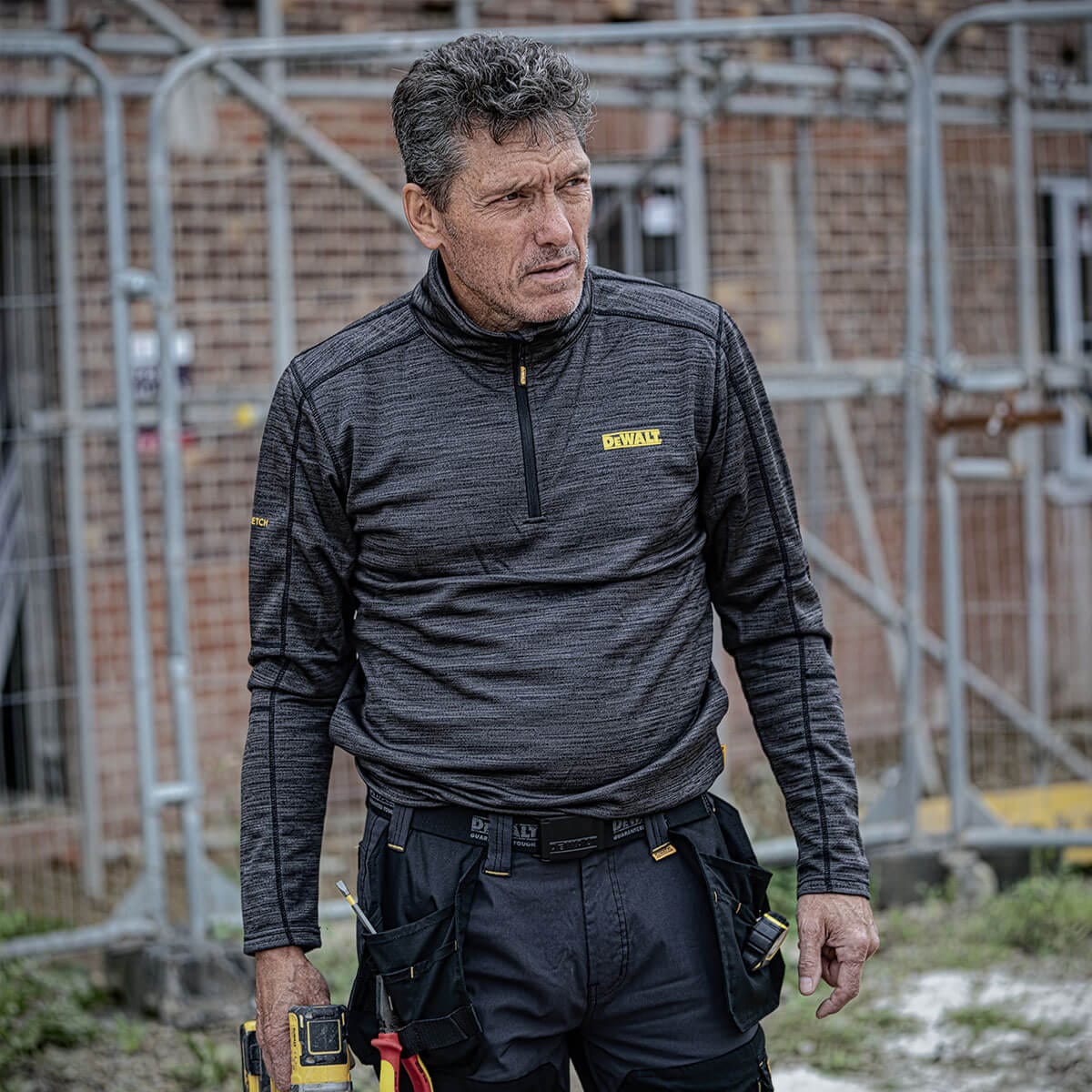 DEWALT Jonesborough Men's Stretch Quarter Zip Top - Image 5