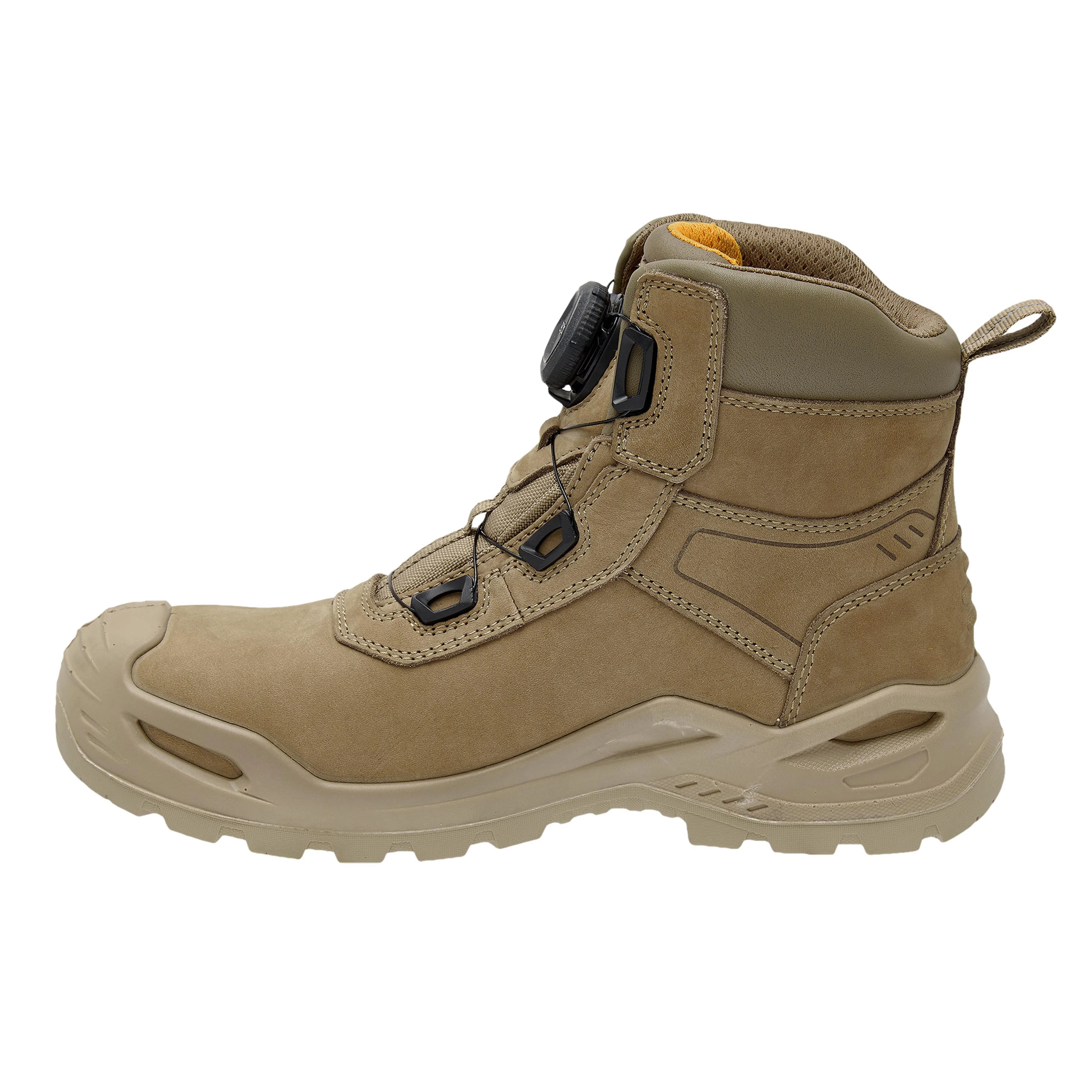 DEWALT Lander Men's Waterproof, BOA®, Nubuck Leather, Wide Fit, Non-Metallic Safety Toe Work Boot - Image 4