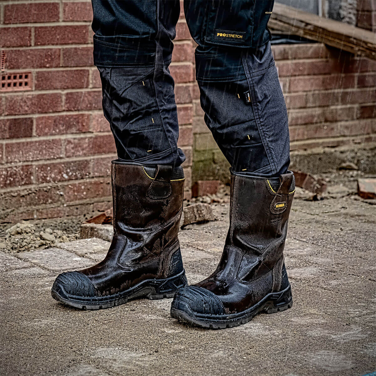 DEWALT Millington Men's, Waterproof, Composite Toe, Rigger Work Boot - Image 3