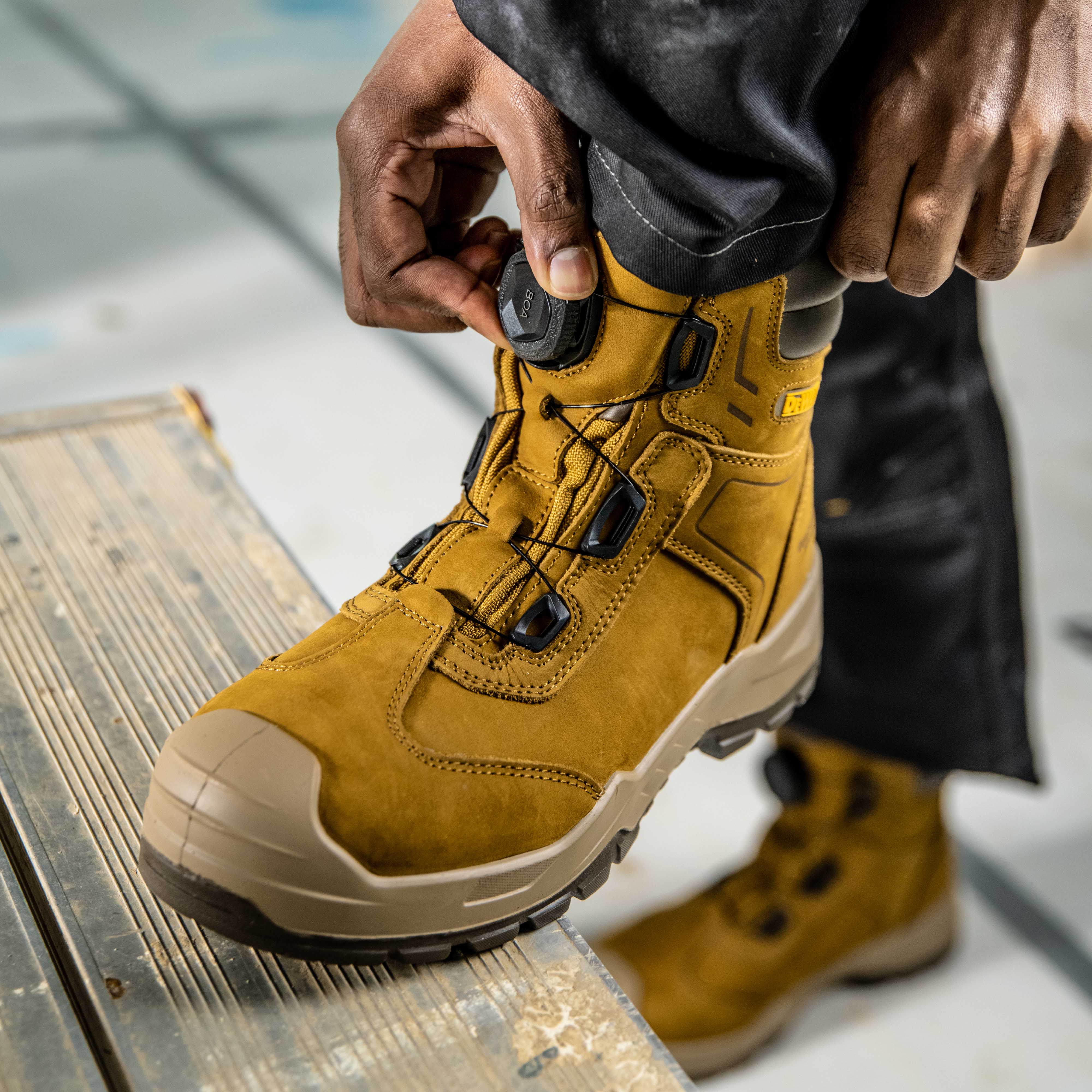 DEWALT Richardson Men's, BOA®, Nubuck Leather, Wide Fit, Steel Safety Toe Work Boot - Image 14