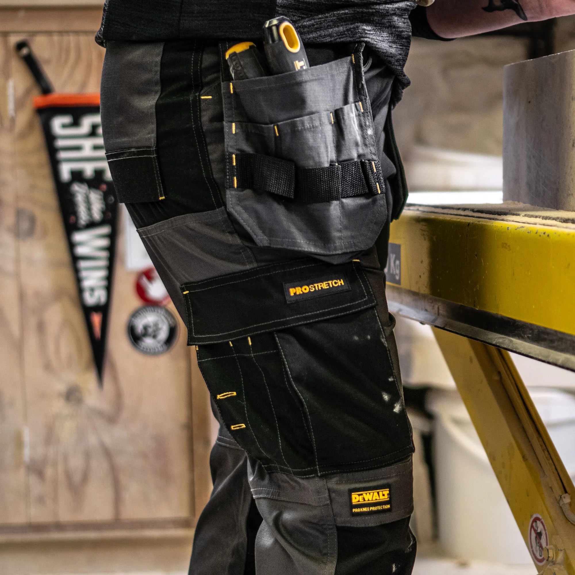 DEWALT Roseville Women's, Pro-Stretch, Slim Fit, Holster Pocket Work Trousers - Image 6