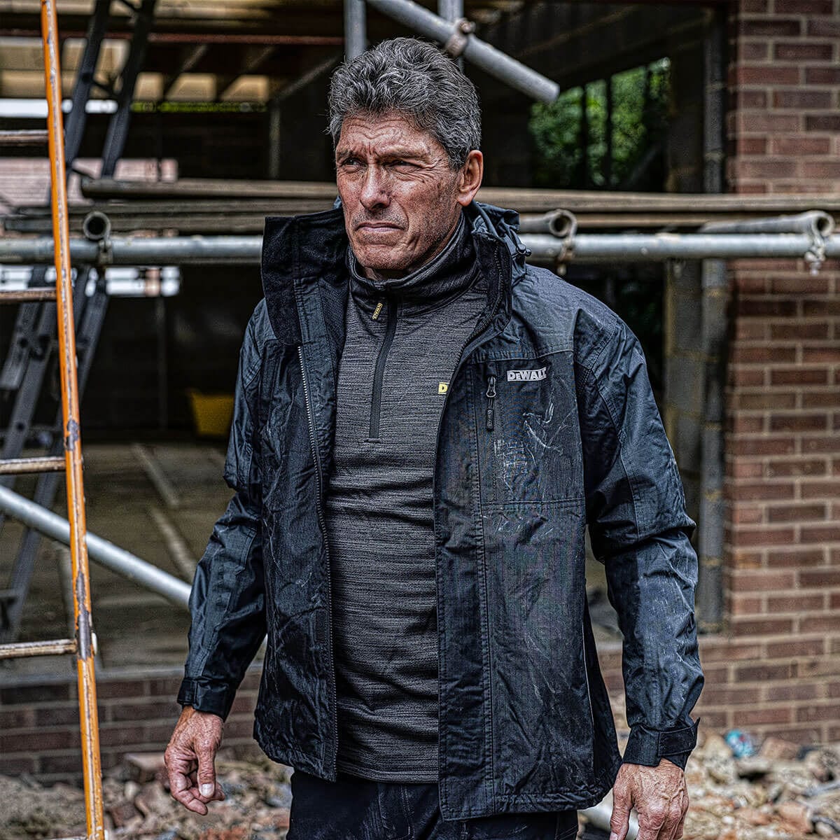 DEWALT Storm Men's Waterproof Zip Jacket - Image 4