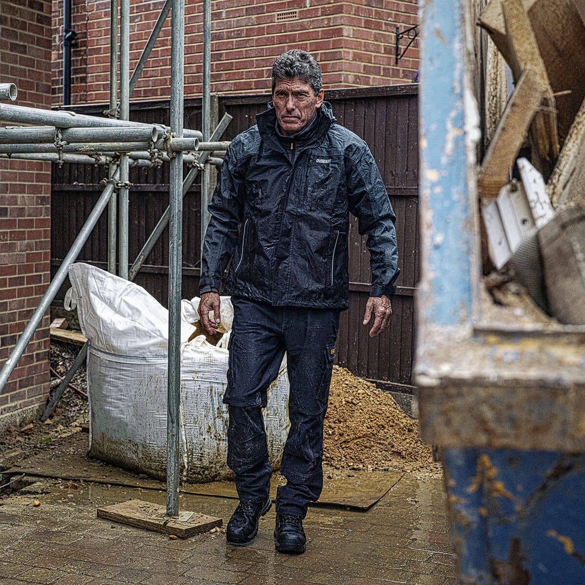 DEWALT Storm Men's Waterproof Zip Jacket - Image 6